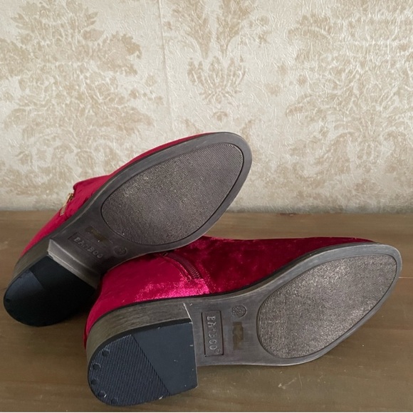 BNWT Bamboo velvet ankle boots - Picture 6 of 7